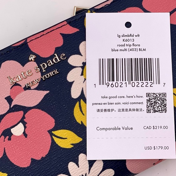 Kate Spade Darcy Road Trip Floral Small Bucket and Wallet Set - Picture 15 of 15